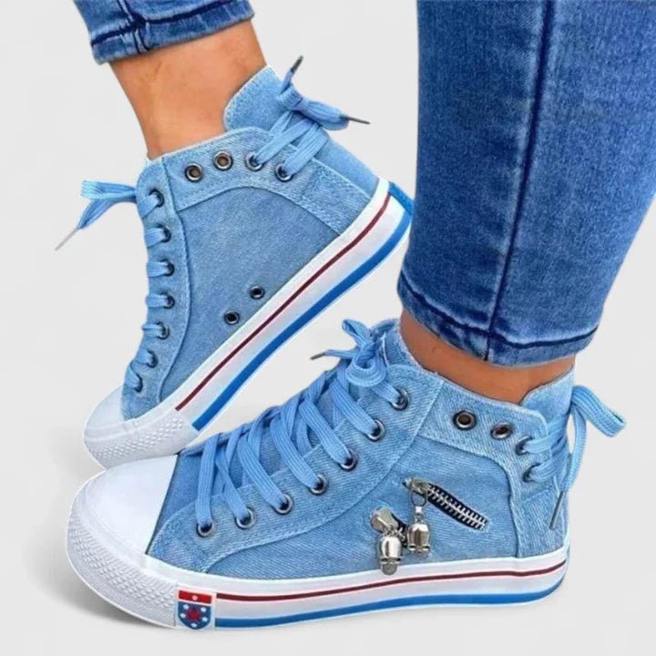Orthopedic shoes featuring a supportive insole and flexible sole designed for all-day comfort, available in multiple colors. 0
